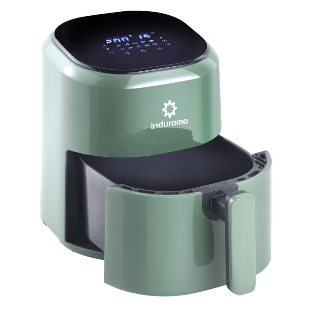 Freidora de Aire Indurama 4.5Lt.|IAFVER25|1350 Watts modelo IAFVER25-VER cómpralo en Mi Bodega Ec