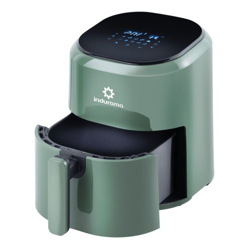 Freidora de Aire Indurama 4.5Lt.|IAFVER25|1350 Watts modelo IAFVER25-VER cómpralo en Mi Bodega Ec