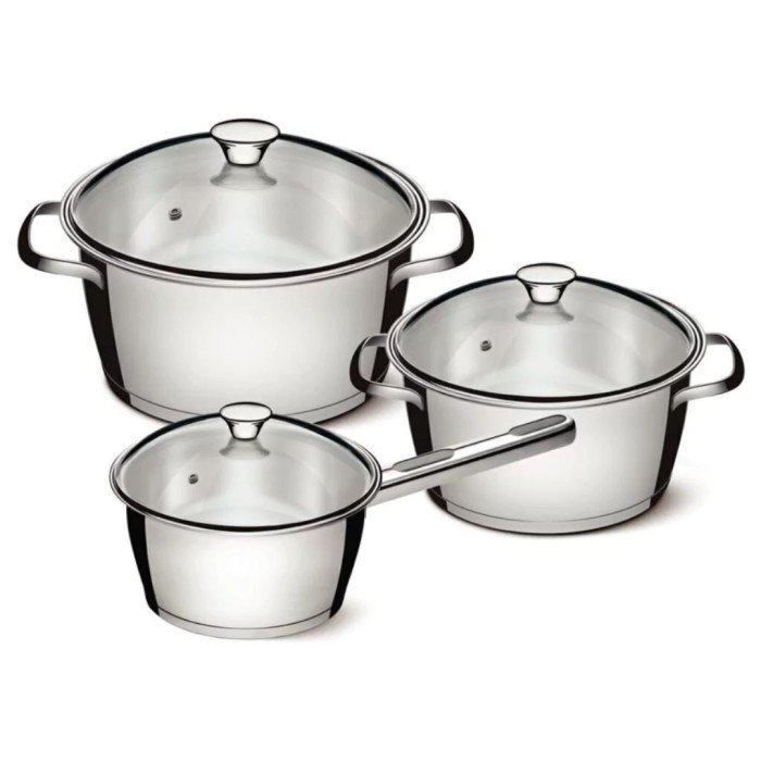 Juego de Ollas Tramontina I Set Allegra I 3 Piezas modelo 65660/484 cómpralo en Mi Bodega Ec