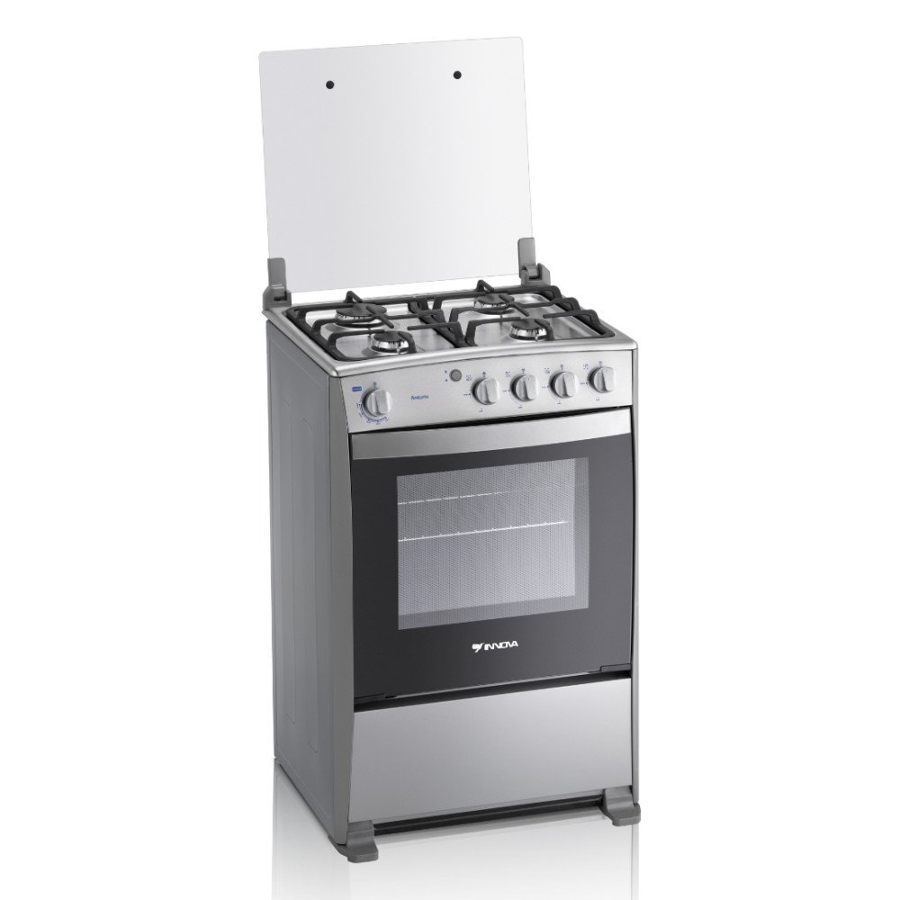 Cocina a Gas Innova IN-ANTURIO| 4 Hornillas | 60 cm modelo IN-ANTURIO CROMA cómpralo en Mi Bodega Ec