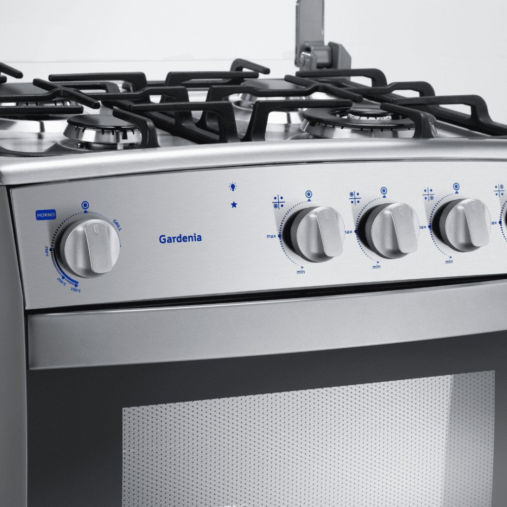 Cocina a Gas Innova IN-GARDENIA| 4 Hornillas | 60 cm modelo IN-GARDENIA INOX. cómpralo en Mi Bodega Ec