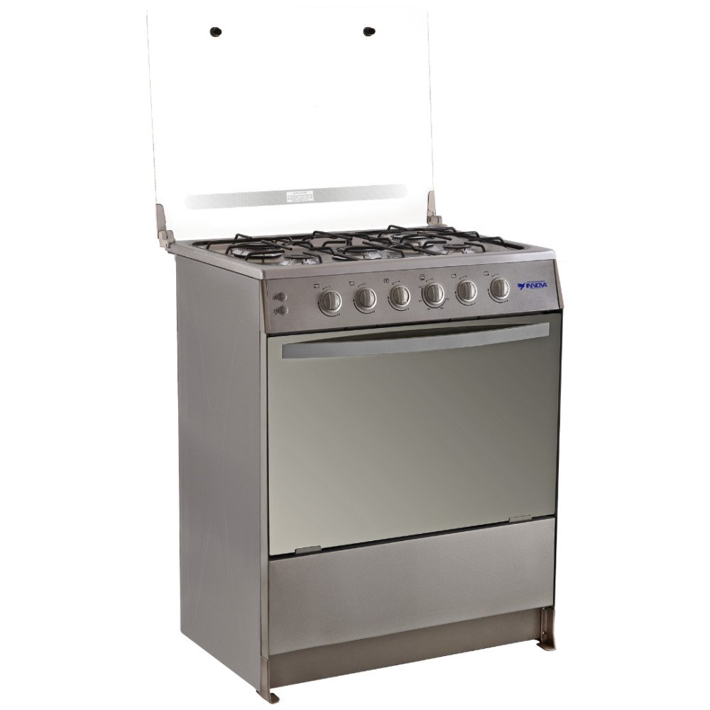 Cocina a Gas Innova IN-CLAVEL| 5 Hornillas | 75 cm modelo IN-CLAVEL INOX cómpralo en Mi Bodega Ec