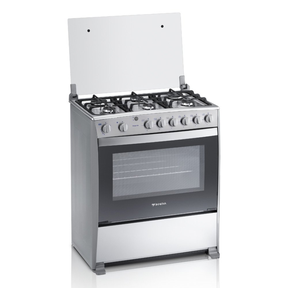 Cocina a Gas Innova IN-BEGONIA | 6 Hornillas | 80 cm modelo IN-BEGONIA CROMA cómpralo en Mi Bodega Ec