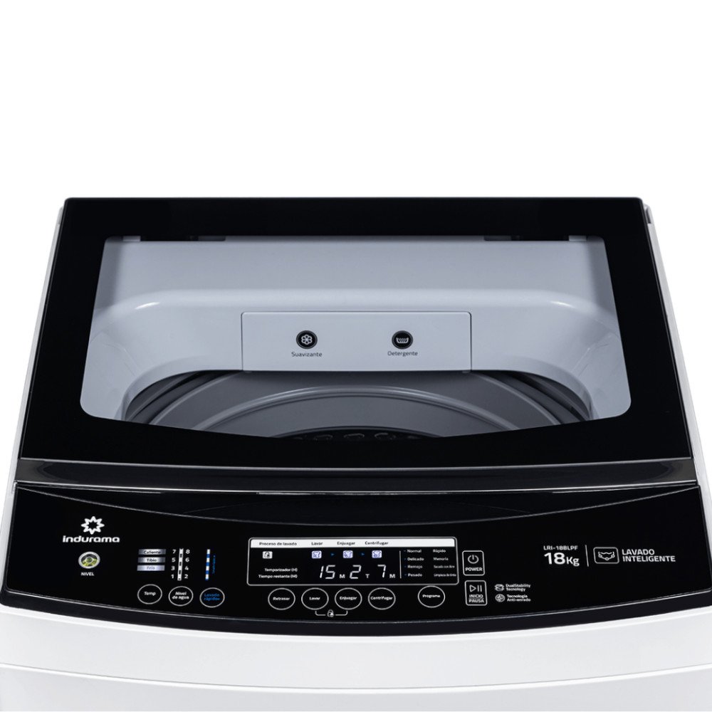 Lavadora Indurama 18Kg| LRI-18BLPF| Carga Superior modelo LRI-18BLPF cómpralo en Mi Bodega Ec