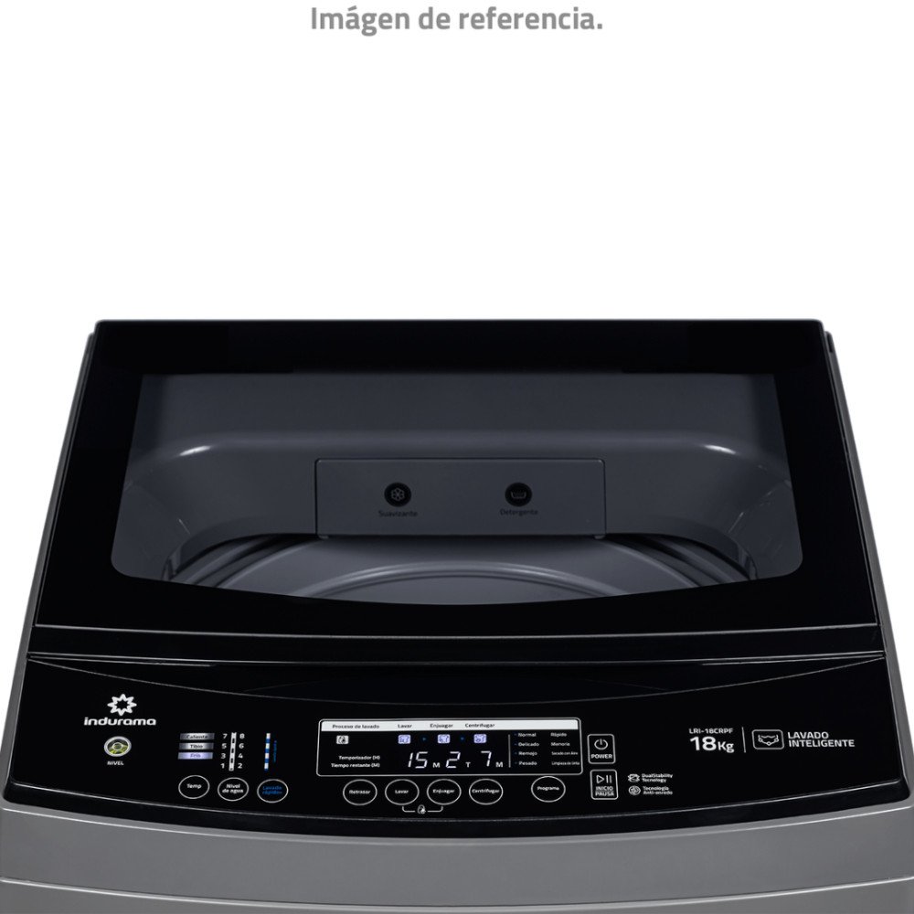 Lavadora  Indurama 18kg | LRI-18CRPF| Carga Superior modelo LRI-18CRPF cómpralo en Mi Bodega Ec