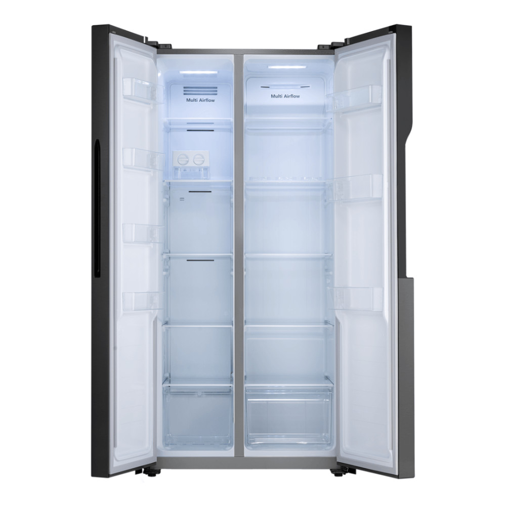 Refrigeradora Indurama Negra RI-760NE | 468 Lt. | Side By Side modelo RI-760NE cómpralo en Mi Bodega Ec