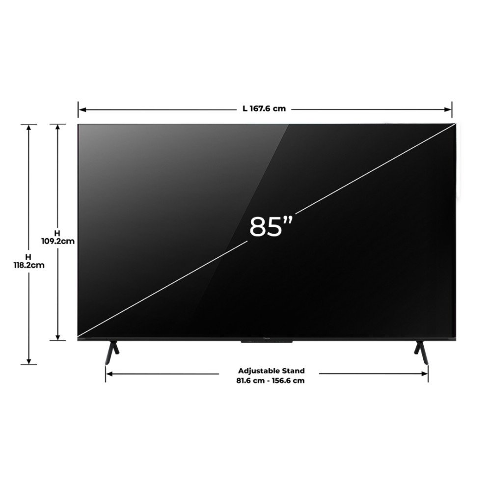 Televisor Hisense Q7QG 85” | QLed 4K  UHD modelo HS-85Q7QG cómpralo en Mi Bodega Ec