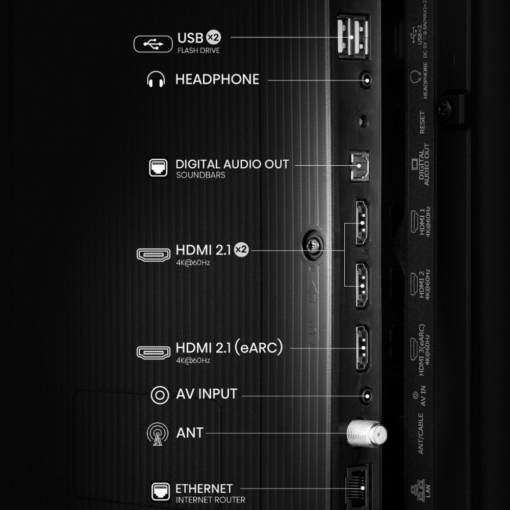 Televisor Hisense Q6QV 65” | QLed 4K UHD