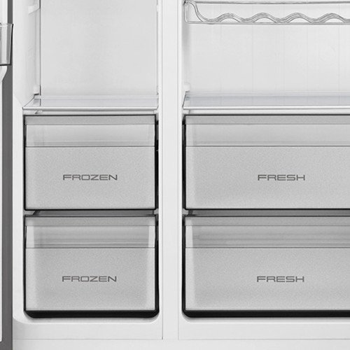 Refrigeradora Hisense HS-RS3P558NMCB| 529 Lt. | Side By Side modelo HS-RS3P558NMCB cómpralo en Mi Bodega Ec