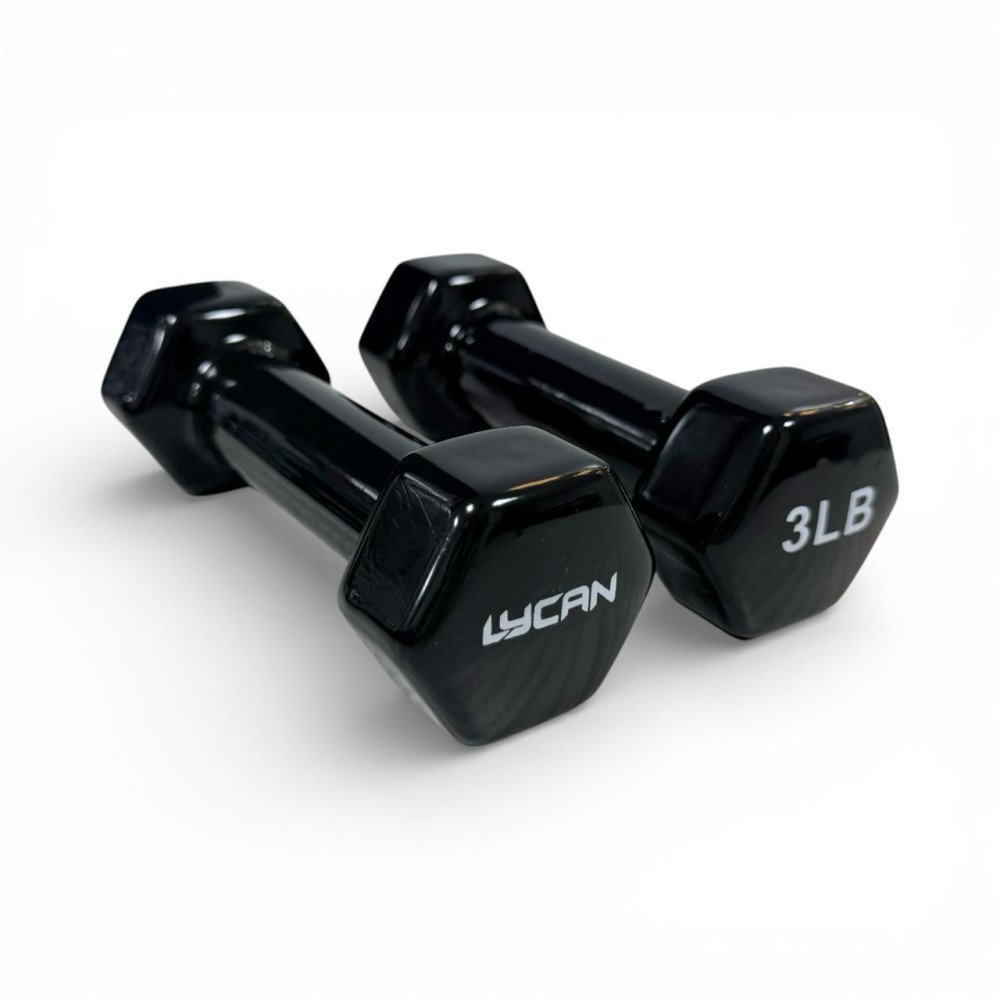 Mancuernas Vinil Lycan 3 Lbs|MDB3-BLK modelo MDB3-BLK cómpralo en Mi Bodega Ec