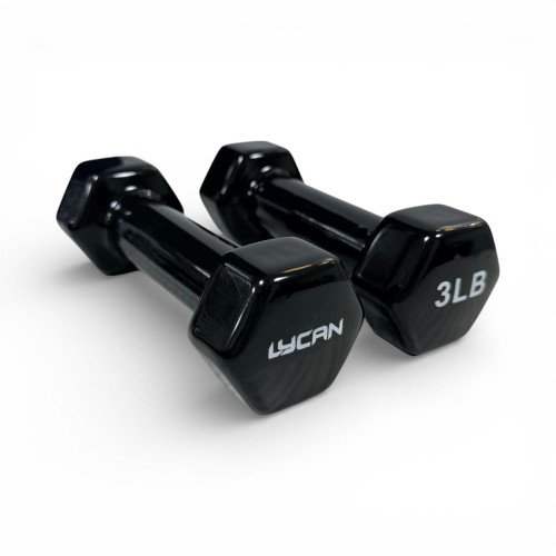 Mancuernas Vinil Lycan 3 Lbs|MDB3-BLK modelo MDB3-BLK cómpralo en Mi Bodega Ec
