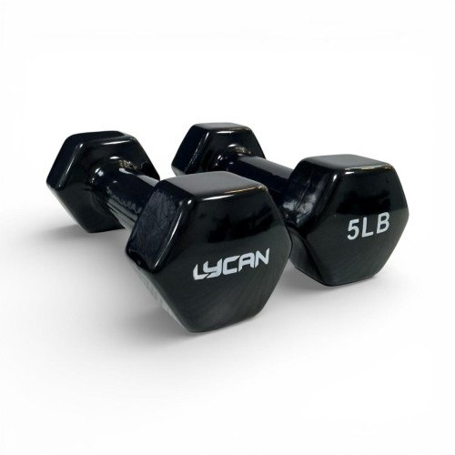 Mancuernas Vinil Lycan 5 Lbs| MDB5-BLK modelo MDB5-BLK cómpralo en Mi Bodega Ec