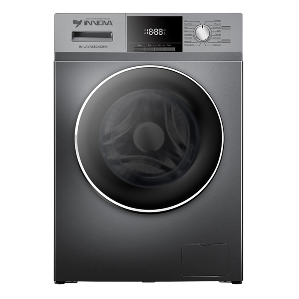 Lavadora Secadora Innova 12Kg| IN-LAVASECA12SM | Carga Frontal modelo IN-LAVASECA12SM-W cómpralo en Mi Bodega Ec