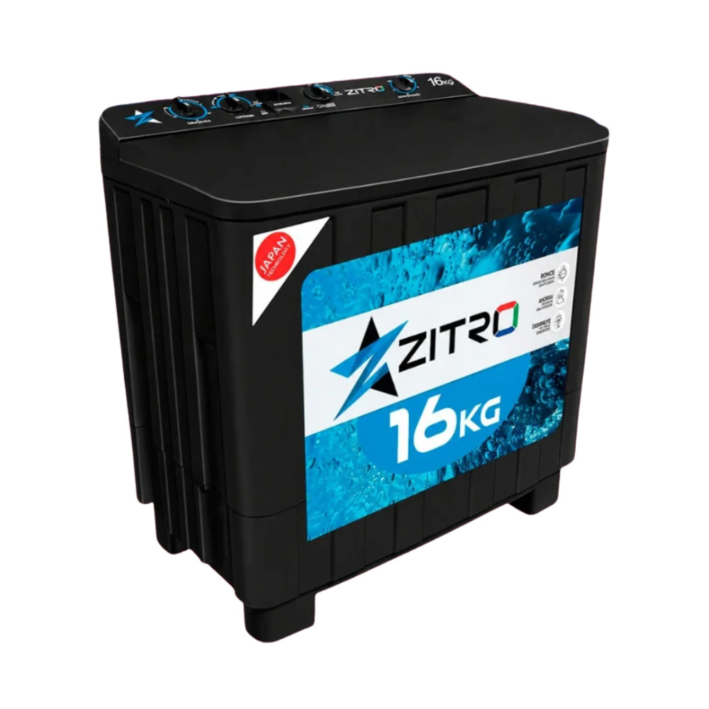 Lavadora Zitro  16kg | ZWM16PLUS| Doble Pozo modelo ZWM16PLUS cómpralo en Mi Bodega Ec