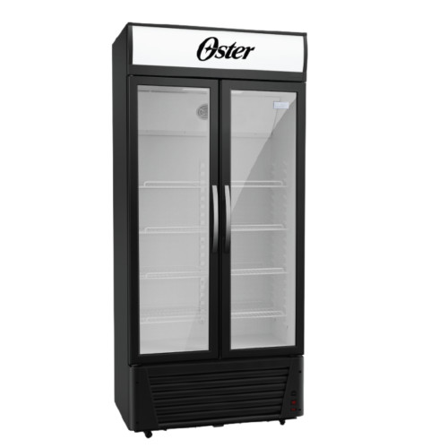 Vitrina Refrigeradora Oster OS-VSC450|Enfriadora vertical 450 Lt. modelo OS-EVSCX450B cómpralo en Mi Bodega Ec