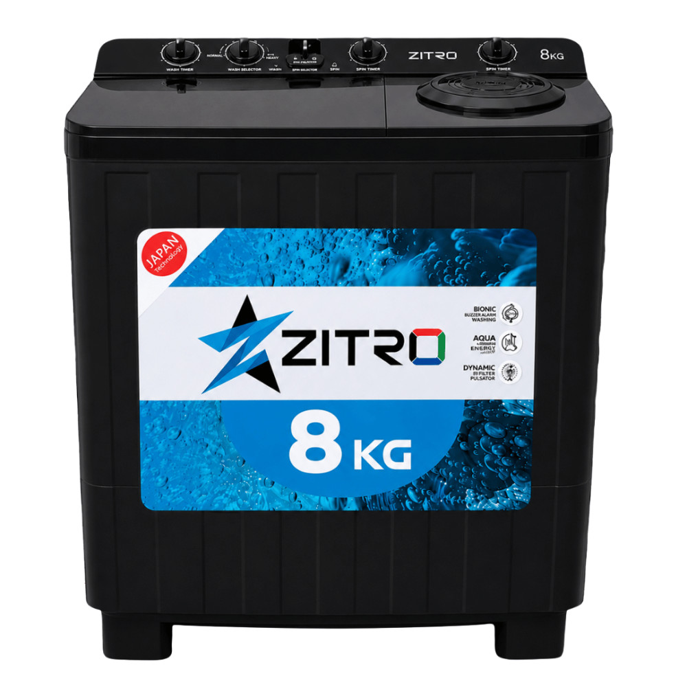 Lavadora Zitro 8kg | ZWM8-N| Doble Pozo modelo ZWM8-N cómpralo en Mi Bodega Ec