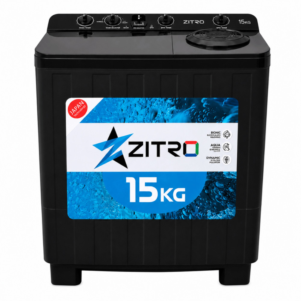 Lavadora Zitro 15kg | ZWM15 | Doble Pozo