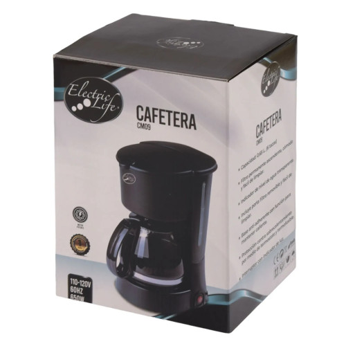Cafetera Electric Life CM109 l 6 tazas modelo CM09 cómpralo en Mi Bodega Ec