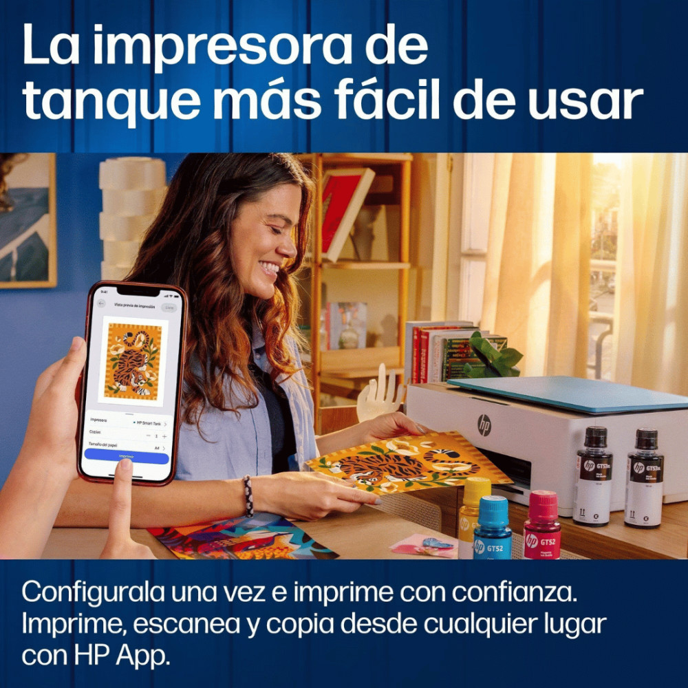 Impresora HP WL-58|Multifuncional Smart Tank modelo WL-585 cómpralo en Mi Bodega Ec
