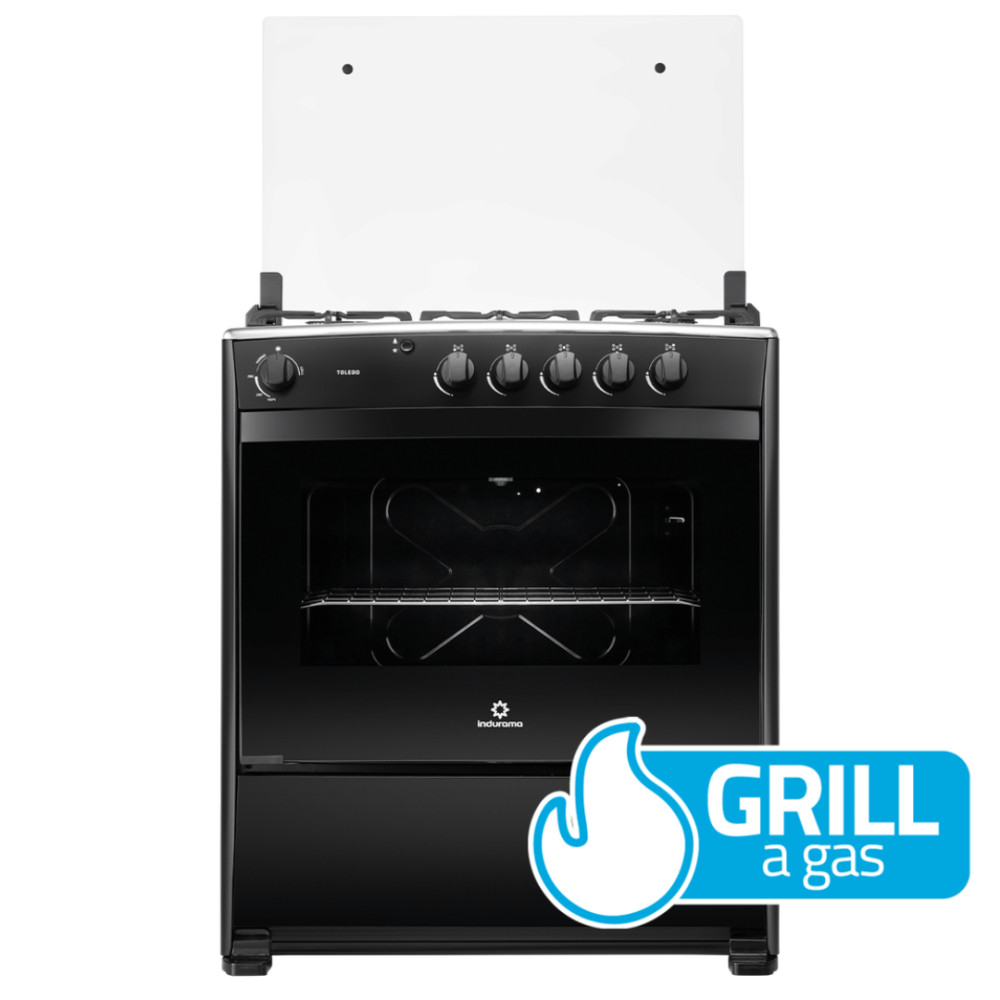 Cocina a Gas Indurama Toledo| 5 Hornillas |Quarzo Home modelo TOLEDO cómpralo en Mi Bodega Ec