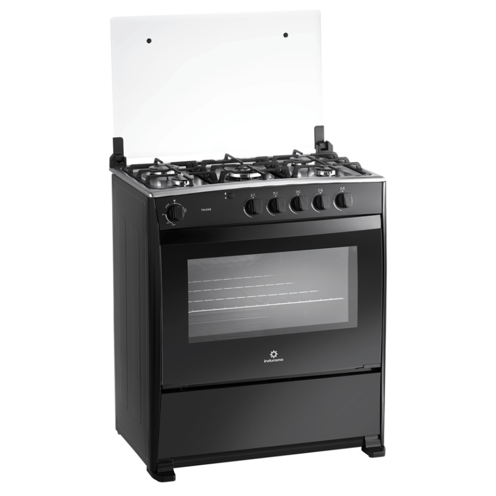 Cocina a Gas Indurama Toledo| 5 Hornillas |Quarzo Home modelo TOLEDO cómpralo en Mi Bodega Ec
