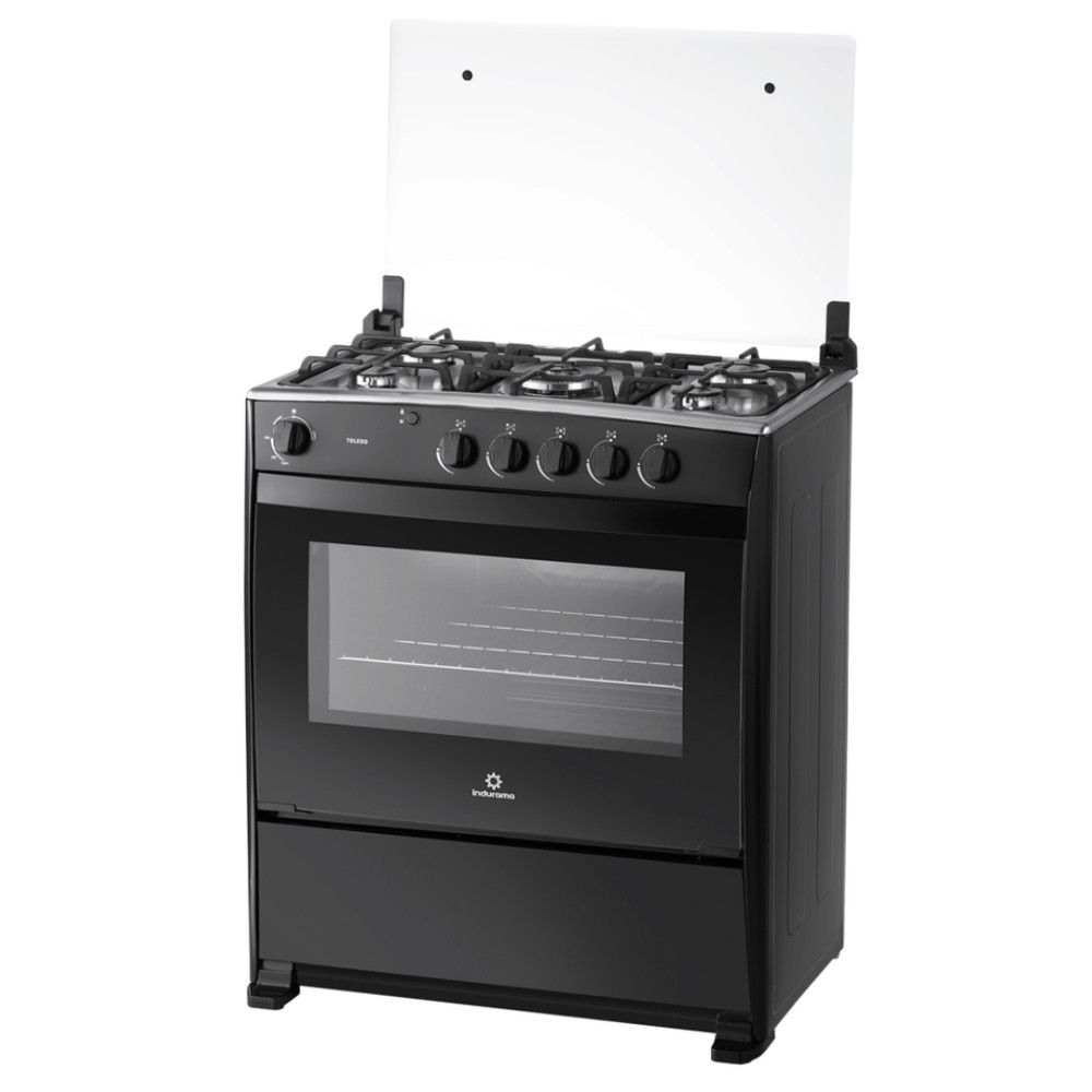 Cocina a Gas Indurama Toledo| 5 Hornillas |Quarzo Home modelo TOLEDO cómpralo en Mi Bodega Ec