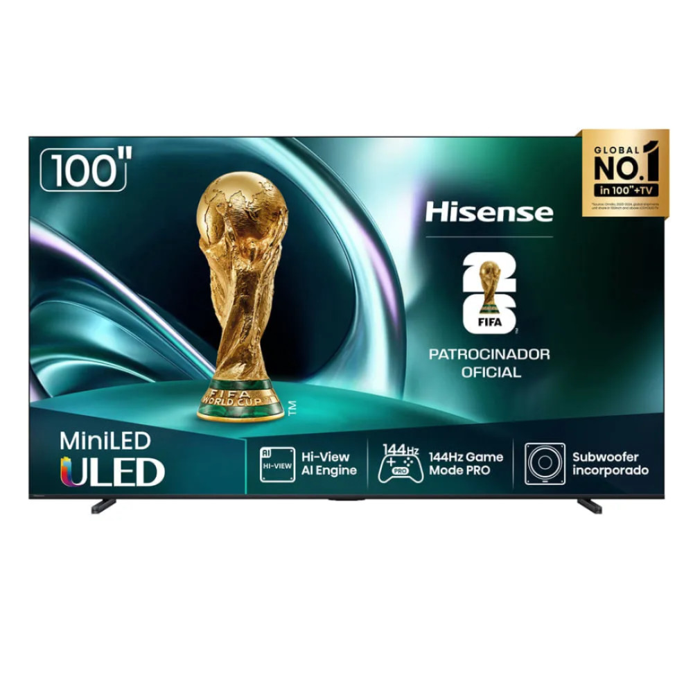 Televisor Hisense MiniLED 100U7QG  100" | Hi-QLED 4K UHD modelo 100U7QG cómpralo en Mi Bodega Ec