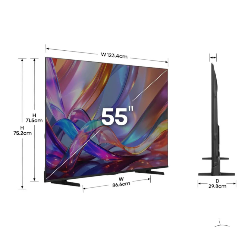 Televisor Hisense 55QD68SG 55" | QLED 4K UHD modelo 55QD68SG cómpralo en Mi Bodega Ec