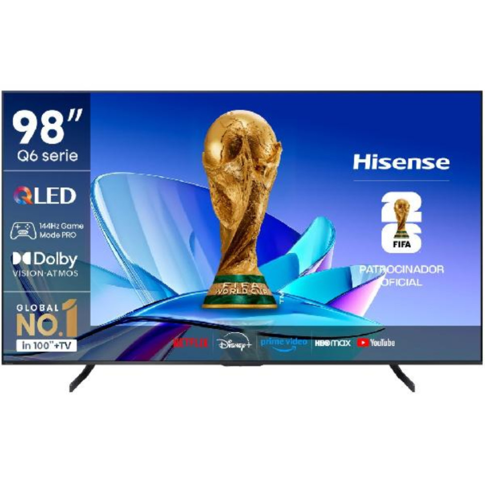 Televisor Hisense 98Q6QG  98"| QLED 4K UHD modelo 98Q6QG cómpralo en Mi Bodega Ec