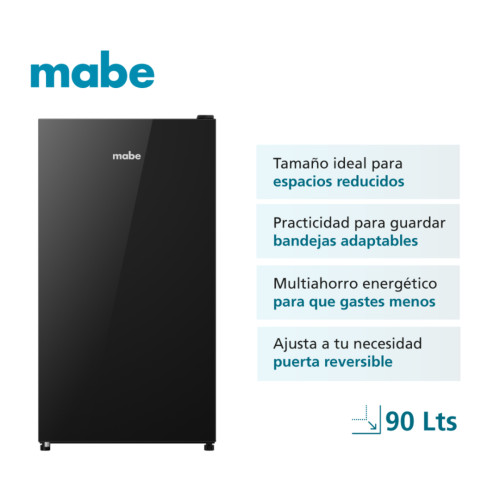 Minibar Mabe Negro RMF04CV1| 90Lt. modelo RMF04CV1 cómpralo en Mi Bodega Ec