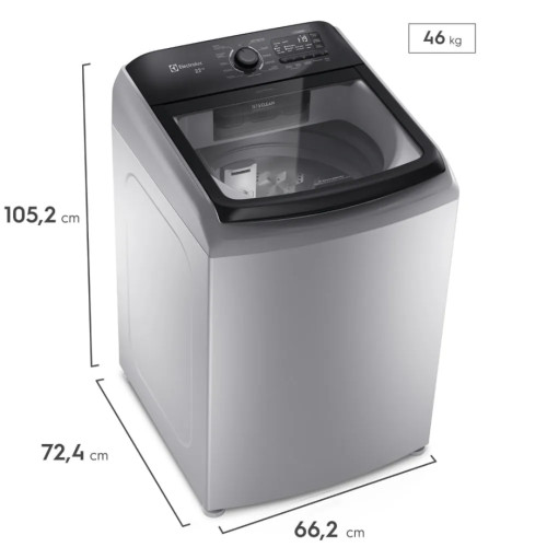 Lavadora Digital Silver Electrolux 22kg | LS22D | Carga Superior modelo LS22D cómpralo en Mi Bodega Ec