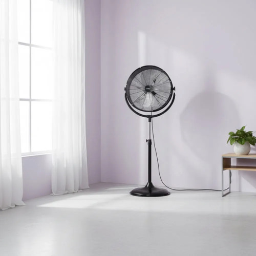 Ventilador Industrial Negro Smc | SMCVNI20PB1 | Pedestal modelo SMCVNI20PB1 cómpralo en Mi Bodega Ec