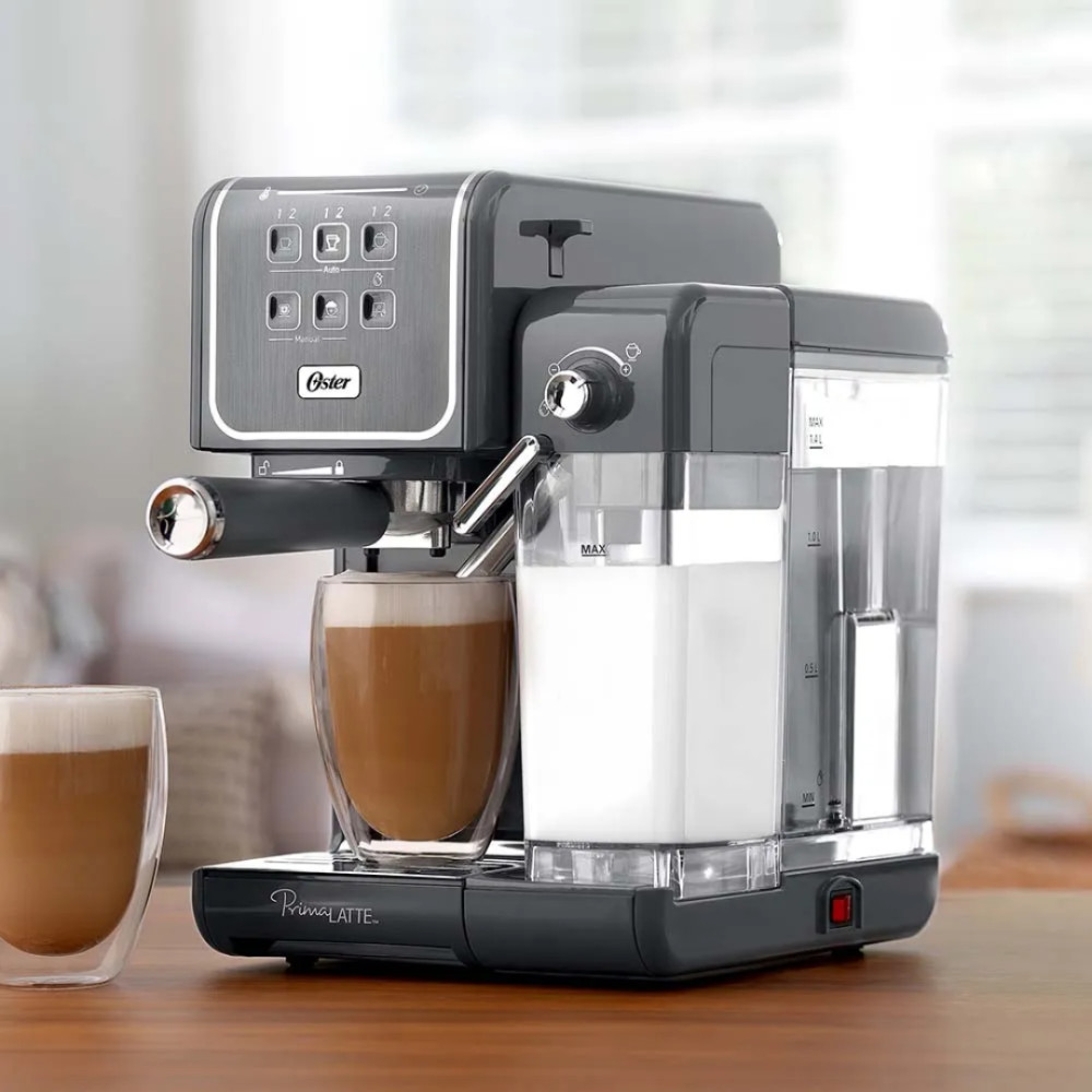 Cafetera PrimaLatte Oster  BVSTEM6801M | 5 Tazas modelo BVSTEM6801M cómpralo en Mi Bodega Ec
