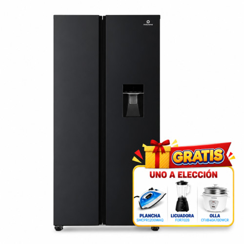 Refrigeradora Indurama RI-7469D-NE | 433 Lt. | Side By Side modelo RI-7469D-NE cómpralo en Mi Bodega Ec