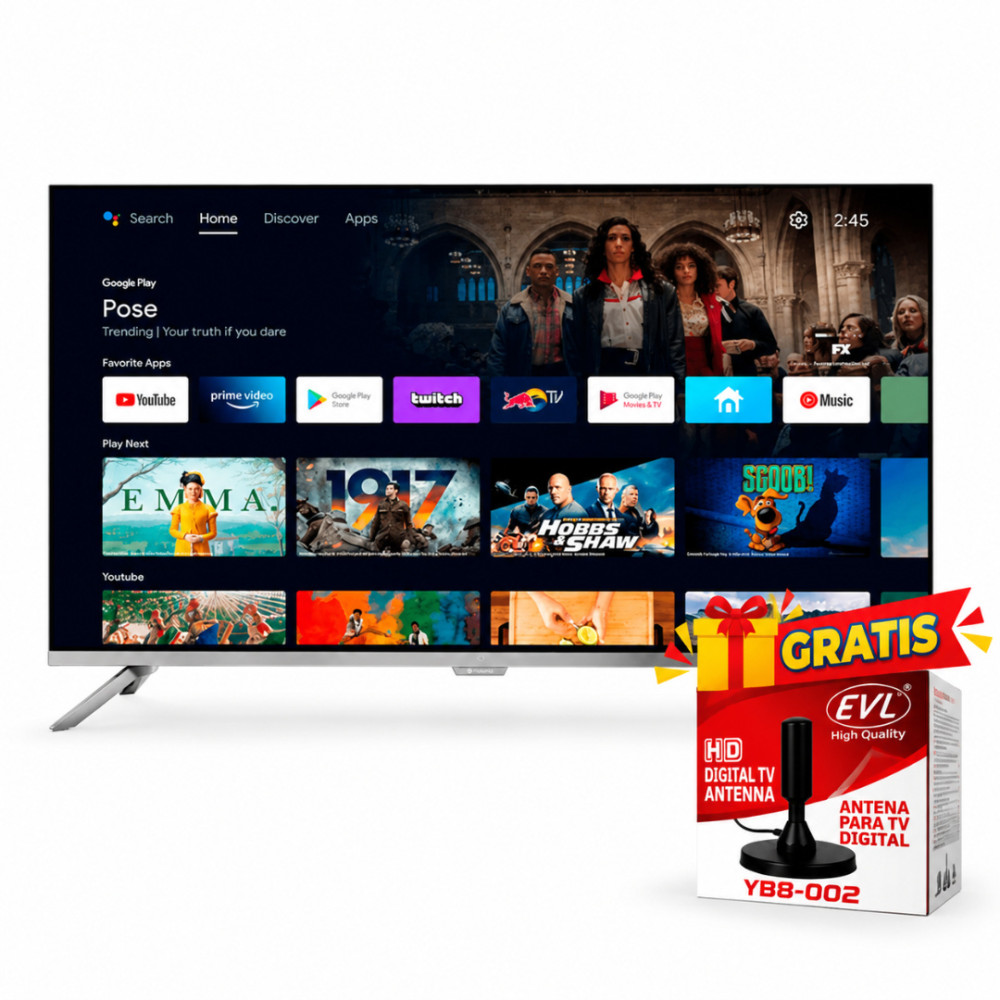 Televisor Motorola 65MNUHD 65'' | Led 4K UHD modelo 65MNUHD cómpralo en Mi Bodega Ec