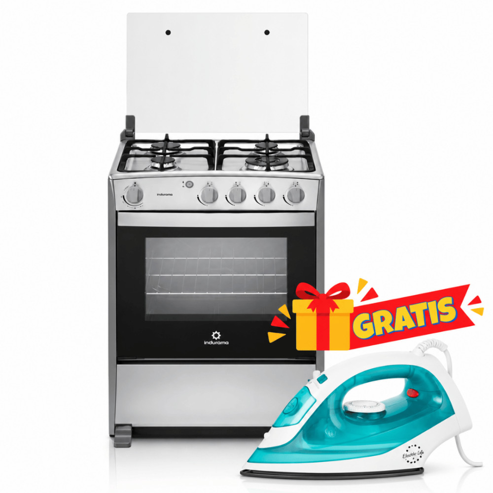 Cocina a Gas Indurama Merida | 4 Hornillas | Quarzo Home modelo MERIDA-QZ-GRILL cómpralo en Mi Bodega Ec