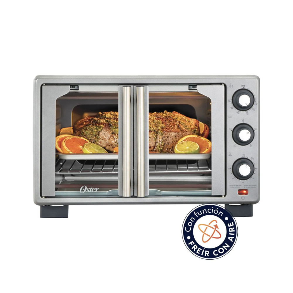 Horno y Freidora de Aire Oster  25Lt. | French Door modelo TSSTTV25FDMAFNS013 cómpralo en Mi Bodega Ec