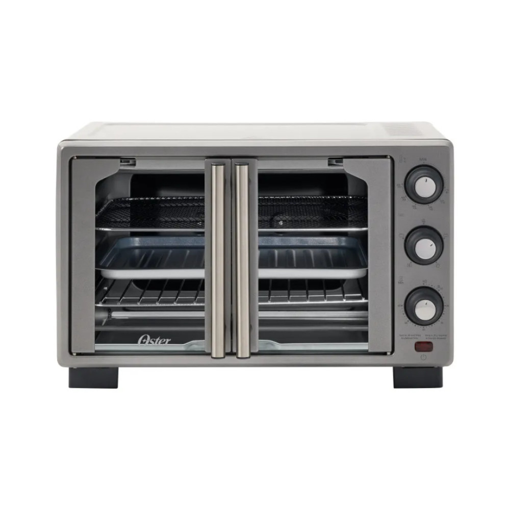 Horno y Freidora de Aire Oster  25Lt. | French Door modelo TSSTTV25FDMAFNS013 cómpralo en Mi Bodega Ec