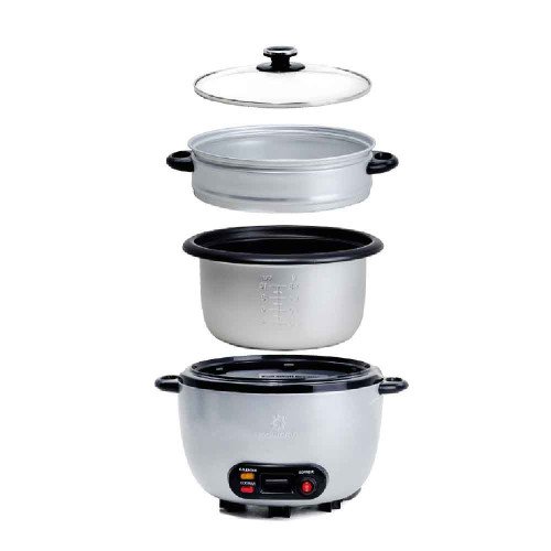 INDURAMA | OLLA ARROCERA CAPACIDAD DE 1.8 LITROS | CROMADA CON VAPORERA modelo OAI-BC18 cómpralo en Mi Bodega Ec