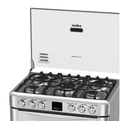 Cocina a Gas Mabe EM7670FX0 | 5 Hornillas | Encendido Luz en Horno 76 cm modelo EM7670FX0 cómpralo en Mi Bodega Ec