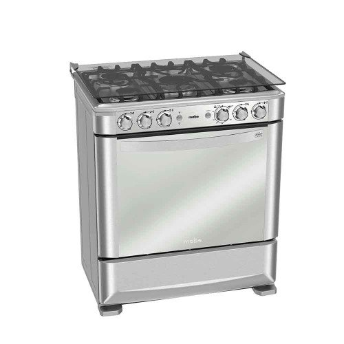 Cocina a Gas Mabe EM7640FX0 | 5 Hornillas | Grill Luz en Horno | Parrilla de Hierro 76 cm modelo EM7640FX0 cómpralo en Mi Bodega Ec