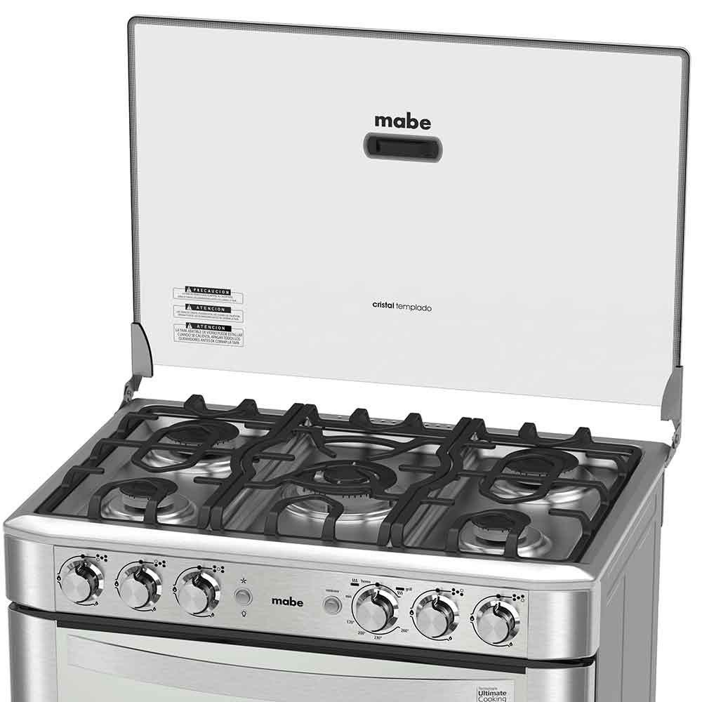 Cocina a Gas Mabe EM7640FX0 | 5 Hornillas | Grill Luz en Horno | Parrilla de Hierro 76 cm Cocina a Gas Mabe EM7640FX0 | 5 Hornillas | Grill Luz en Horno | Parrilla de Hierro 76 cm