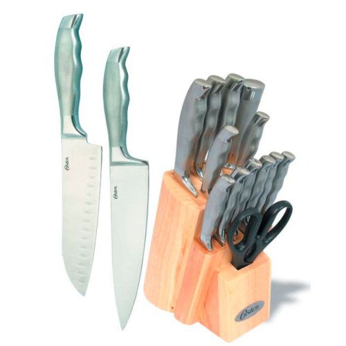 OSTER | JUEGO DE CUCHILLOS 14 PIEZAS | ACERO INOXIDABLE modelo T-26131 cómpralo en Mi Bodega Ec