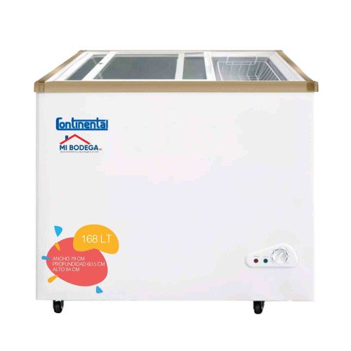 Congelador Continental, 168L, Tapa de vidrio modelo SD168Q cómpralo en Mi Bodega Ec