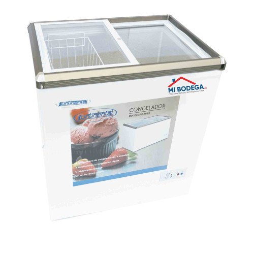 Congelador Continental, 168L, Tapa de vidrio modelo SD168Q cómpralo en Mi Bodega Ec