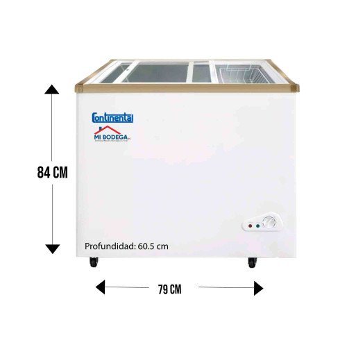 Congelador Continental, 168L, Tapa de vidrio modelo SD168Q cómpralo en Mi Bodega Ec