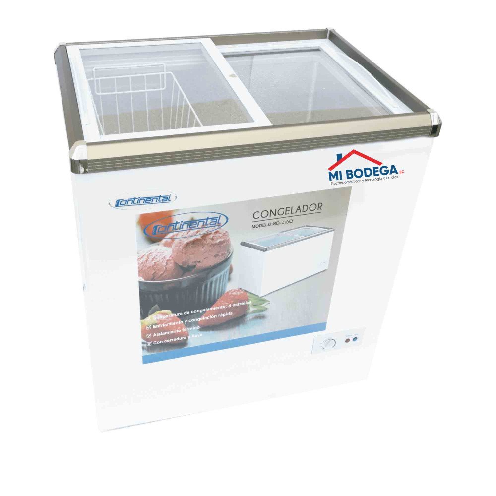 Continental Congelador 210L T/Panoramica 9P modelo SD210QTV cómpralo en Mi Bodega Ec
