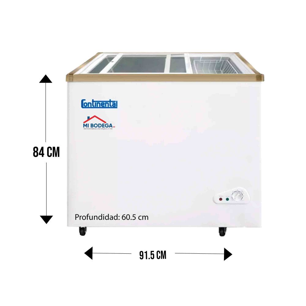 Continental Congelador 210L T/Panoramica 9P modelo SD210QTV cómpralo en Mi Bodega Ec
