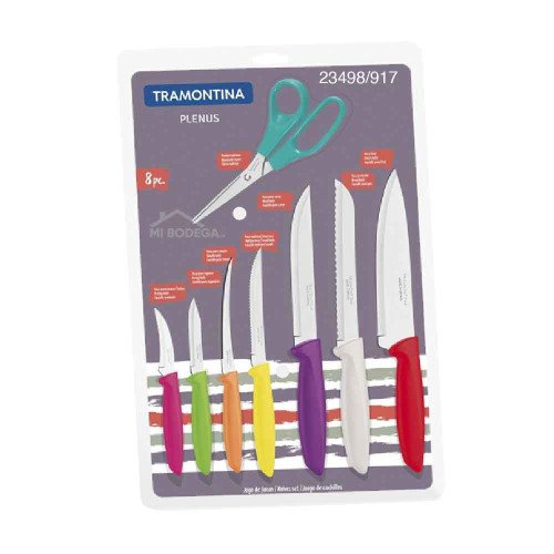 Tramontina Juego Cuchillos 8Und Tramontina modelo 23498/917 cómpralo en Mi Bodega Ec