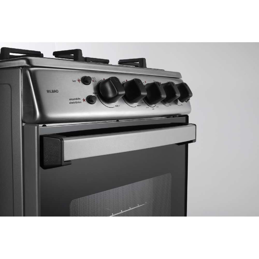 Cocina a Gas Indurama Bilbao | 4 Hornillas |Spazio Plus modelo BILBAO-SPZ cómpralo en Mi Bodega Ec